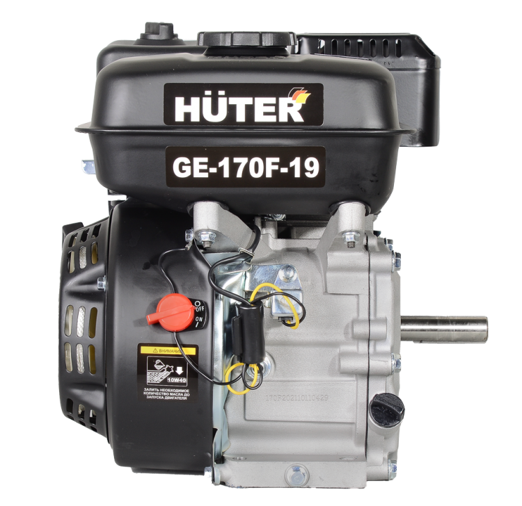 Двигатель бензиновый GE-170F-19 HUTER